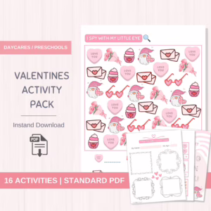 Valentine Activity Pack