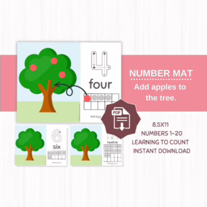 Apple Tree Number Mats