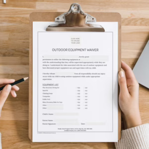 Outdoor Equipment Waiver